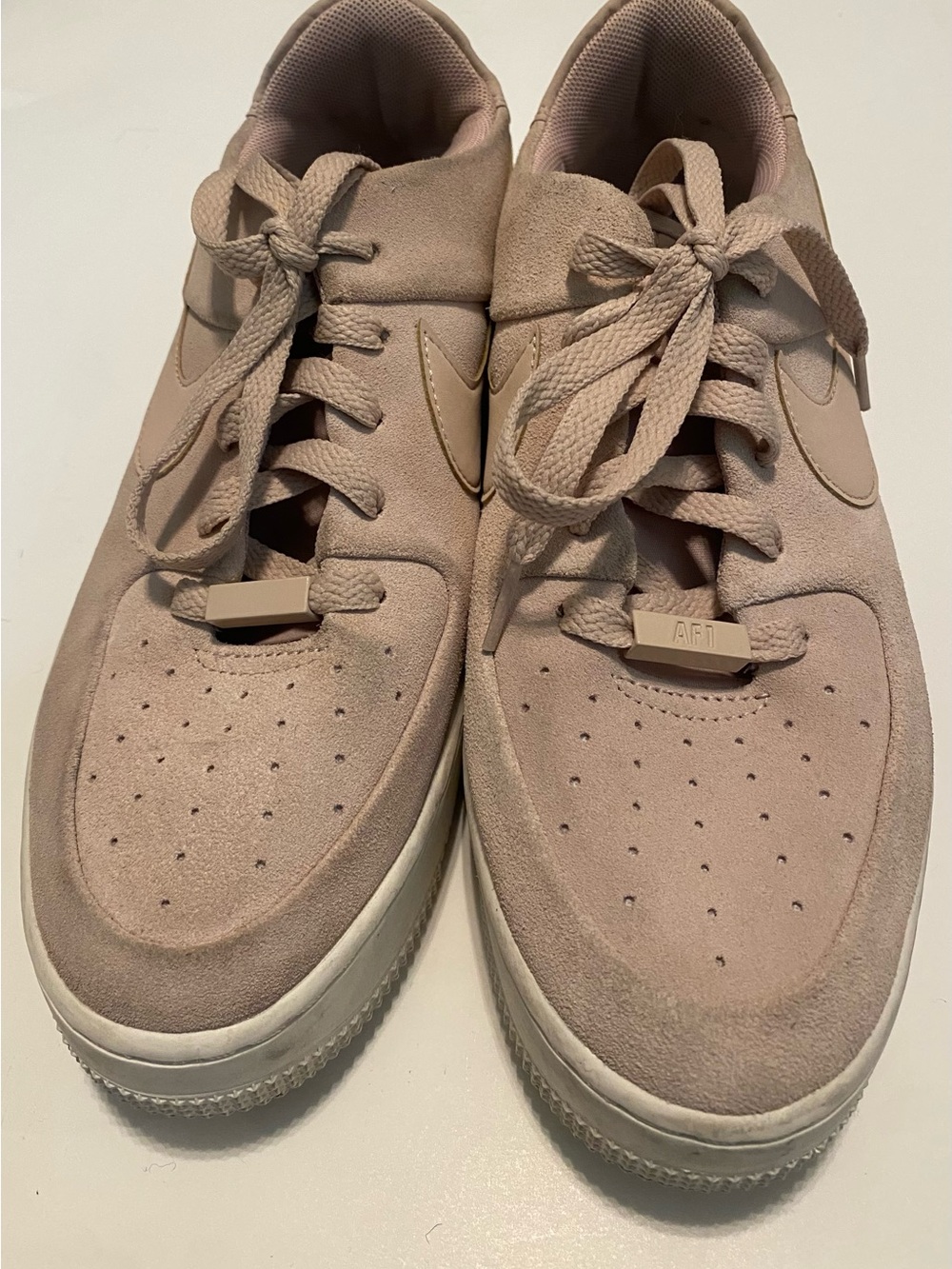 Nike Air Force 1 Low Sage Particle Beige Pink AR5339-201 sz 10 Women = 8.5 Men